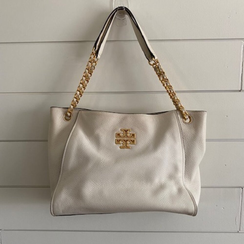 Tory Burch Britten Small Slouchy Tote - Picture 13 of 13
